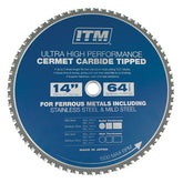 ITM - ITM 350MM CERMET CARBIDE METAL CUTTING BLADE, 64T | SSBL350-CERMET64